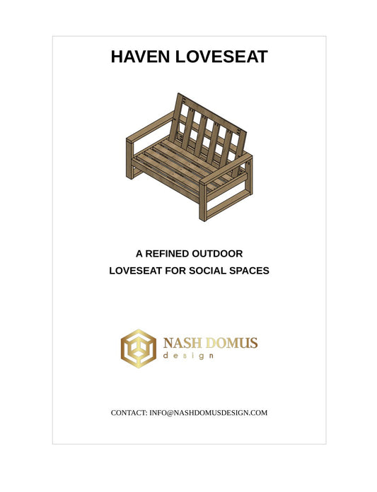 Haven Loveseat Digital Build Plan