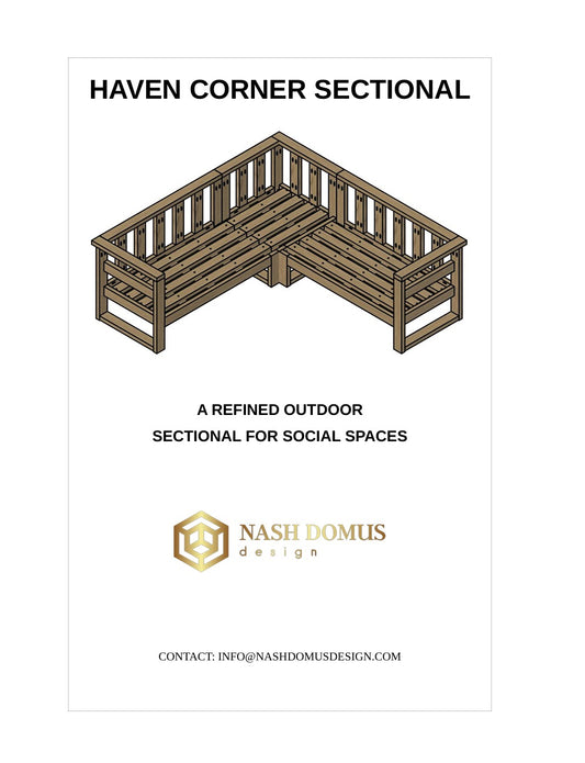 Haven Corner Sectional Digital Build Plan