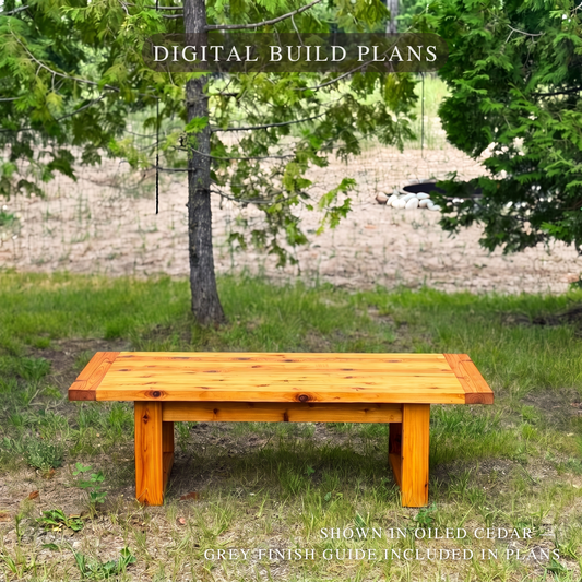 Haven Rectangular Coffee Table Digital Build Plan