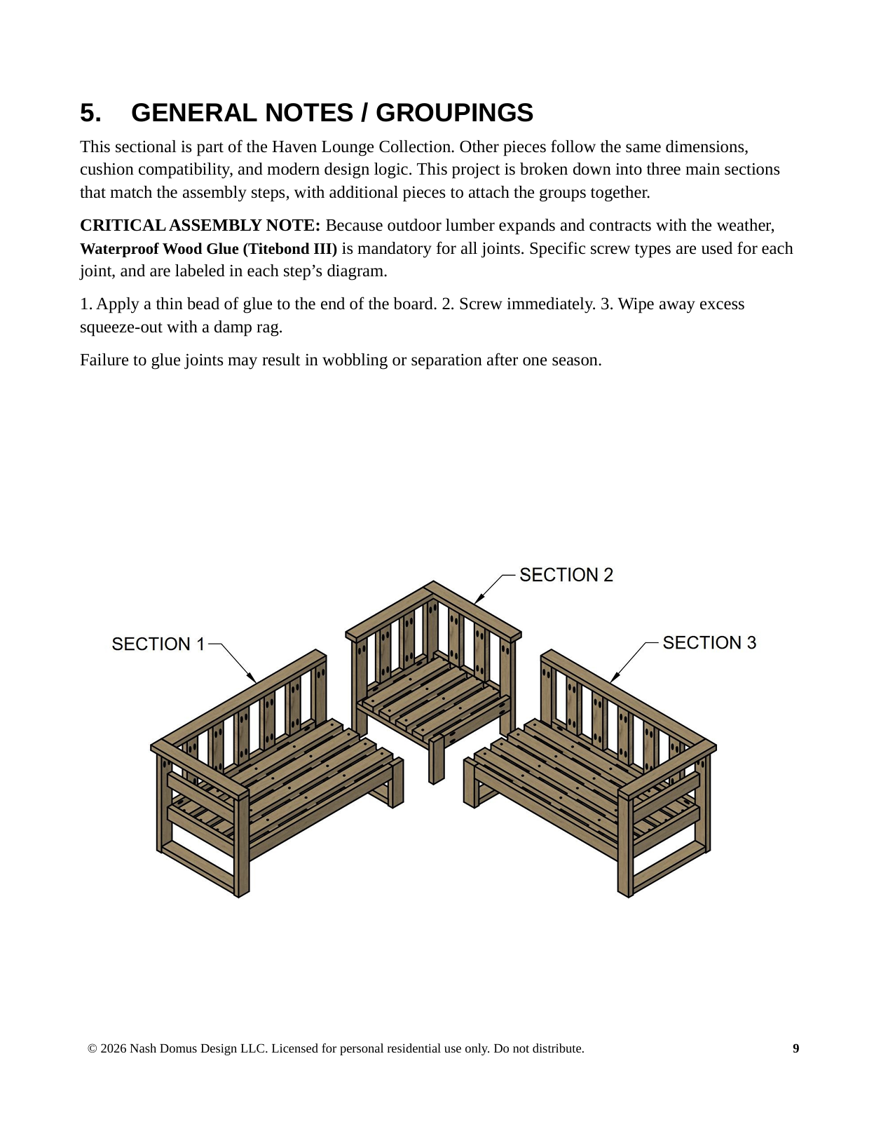 Haven Corner Sectional Digital Build Plan