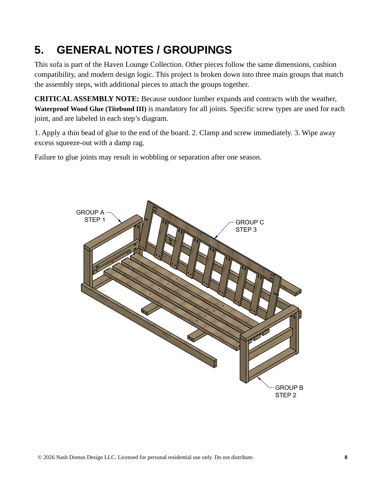Haven Sofa Digital Build Plan